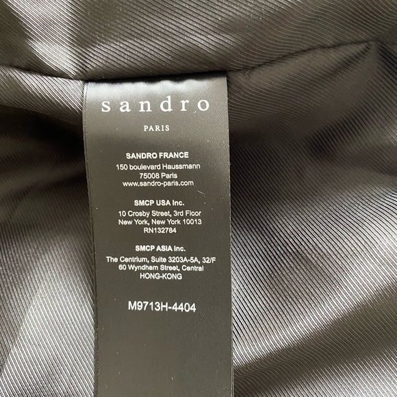 Sandro Velvet Puffer - Picture 6 of 7